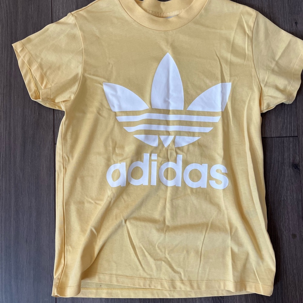 Adidas  Yellow T-Shirt